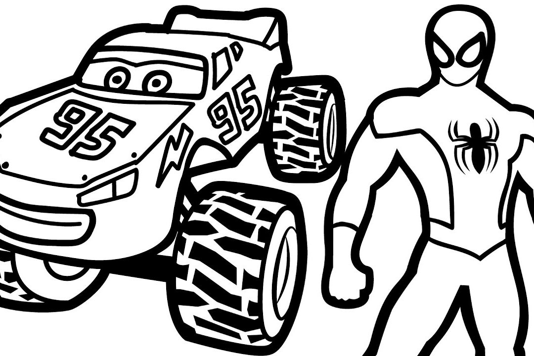 Spiderman Car Coloring Pages at GetDrawings Free download