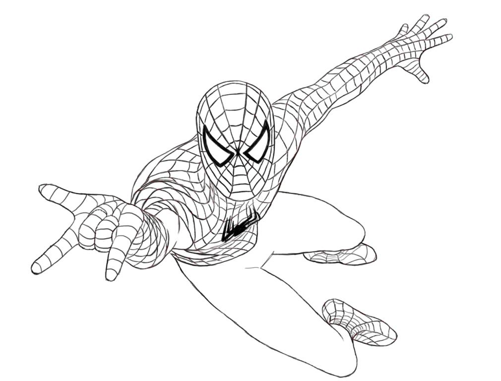 Spiderman Head Coloring Pages At Getdrawings 