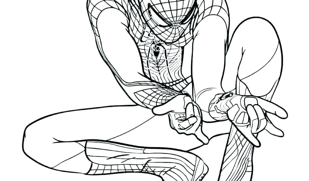 Spiderman Head Coloring Pages at GetDrawings | Free download