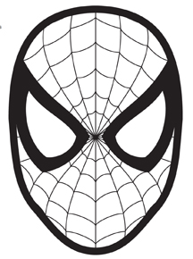 Spiderman Mask Coloring Page at GetDrawings | Free download
