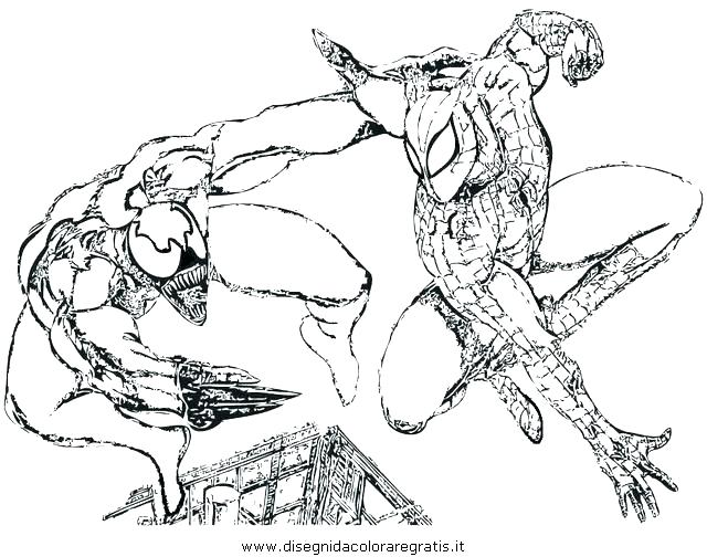 Spiderman Vs Venom Coloring Pages at GetDrawings | Free ...