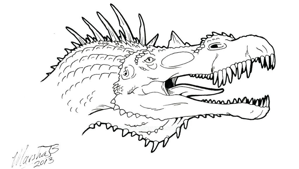Spinosaurus Coloring Page at GetDrawings | Free download