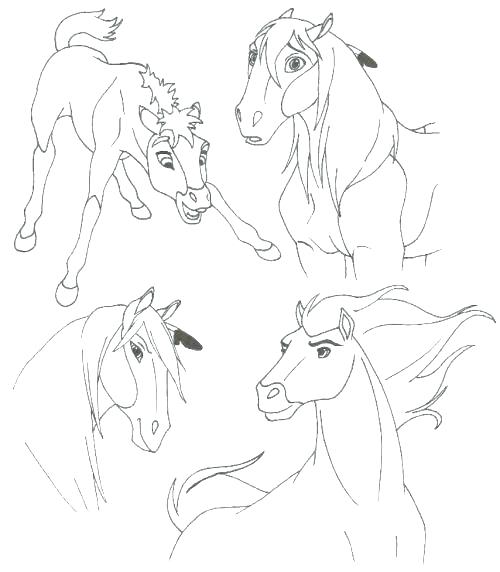 Spirit Stallion Of The Cimarron Coloring Pages at GetDrawings | Free