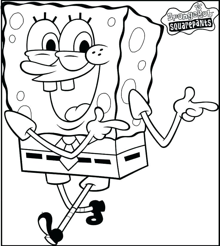 Spongebob Christmas Coloring Pages At Getdrawings 