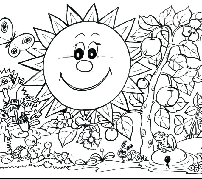 Spring Coloring Sheets / Adult Spring Coloring Pages At Getdrawings