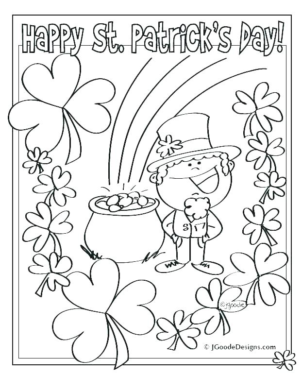 St Pattys Day Coloring Pages at GetDrawings | Free download