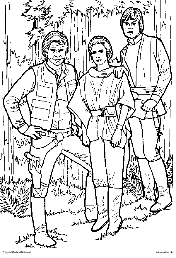 Star Wars Coloring Pages Princess Leia At Getdrawings Free Download