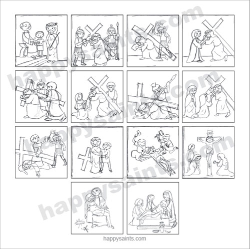 Stations Of The Cross Coloring Pages at GetDrawings Free download