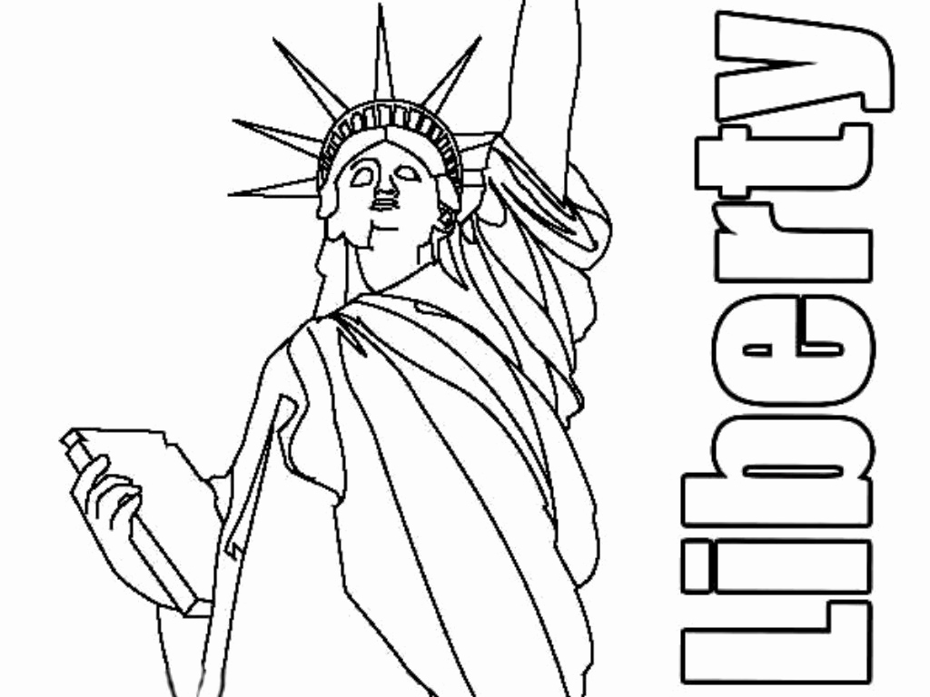 Statue Of Liberty Coloring Page at GetDrawings | Free download