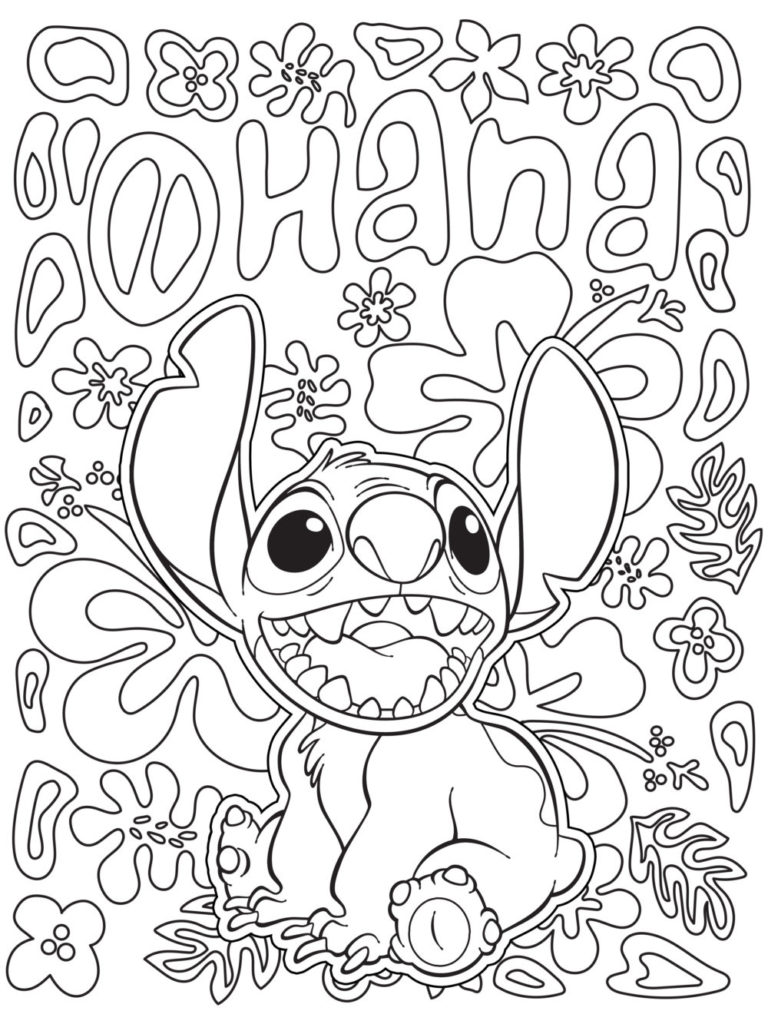 Stitch And Angel Coloring Pages at GetDrawings | Free download