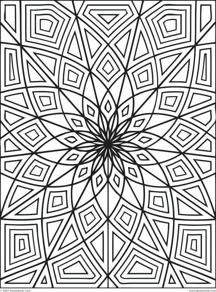 Stress Relief Abstract Coloring Pages For Adults - Firdausm Drus