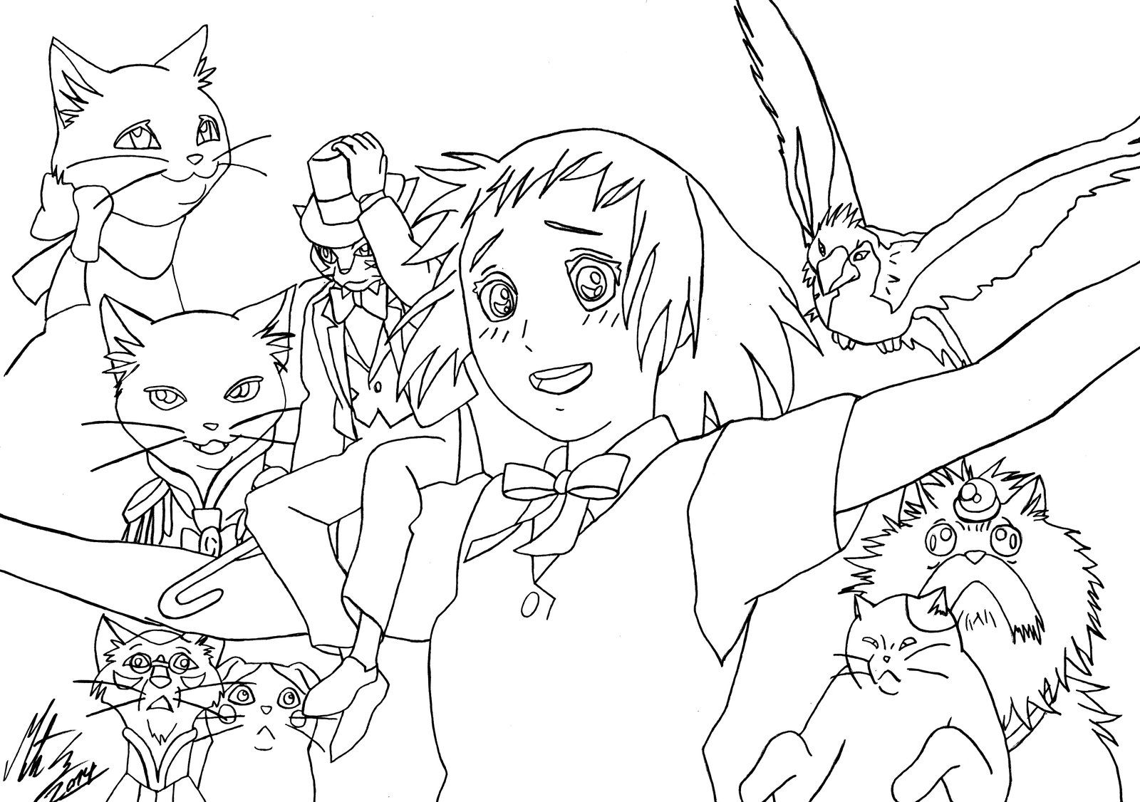 Studio Ghibli Coloring Pages at GetDrawings | Free download