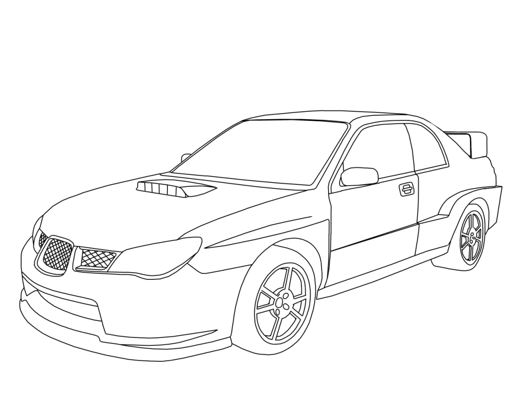 The best free Subaru coloring page images. Download from 31 free