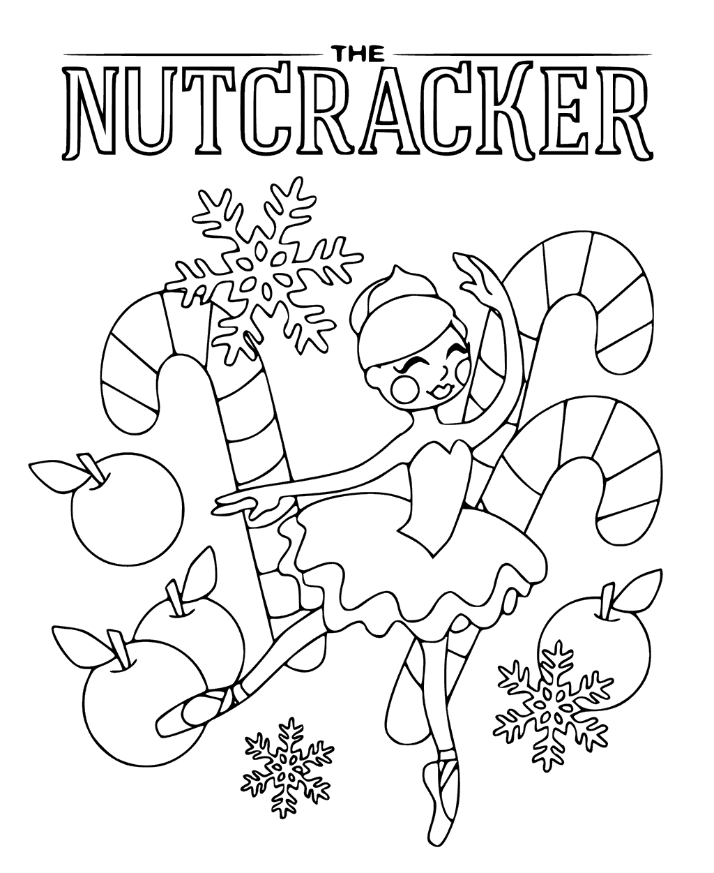 Happy New year Nutcracker раскраска