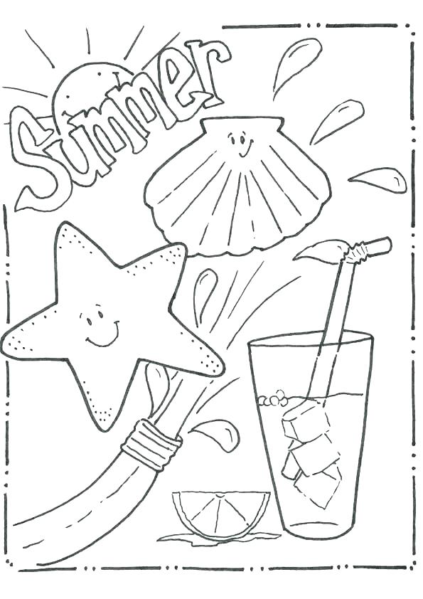 Summer Coloring Pages To Print at GetDrawings | Free download