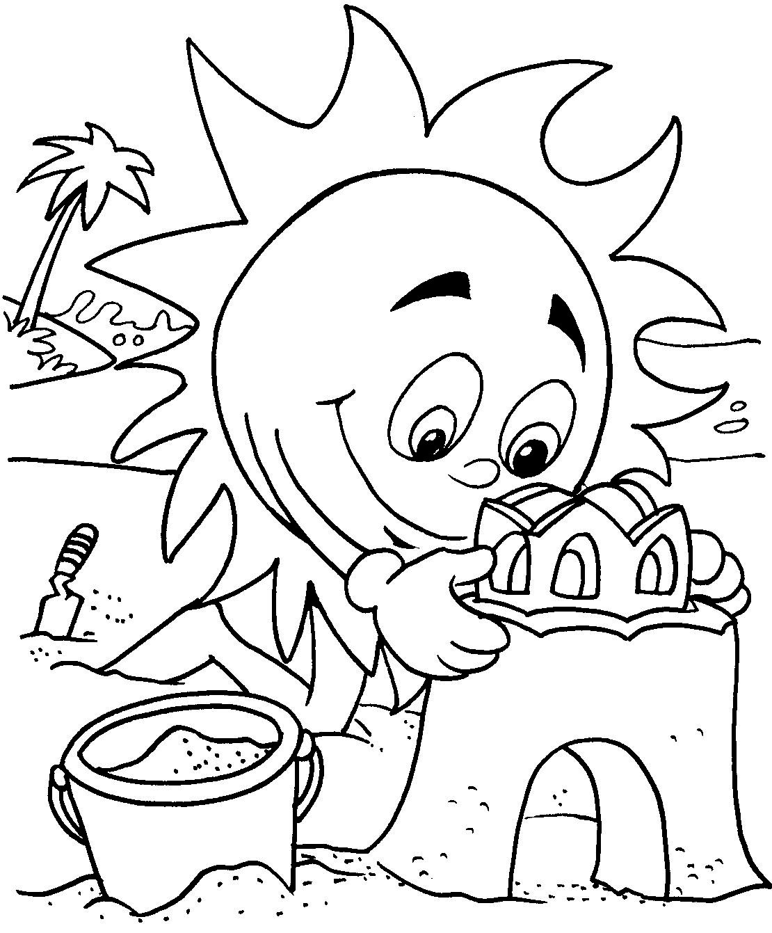 Summer Season Coloring Pages at GetDrawings | Free download