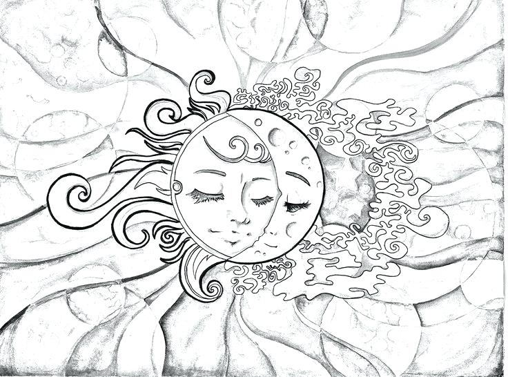 Loudlyeccentric 31 Adult Coloring Pages Moon
