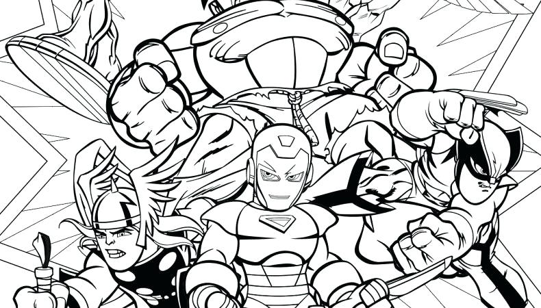 Super Hero Squad Coloring Pages At Getdrawings Free Download