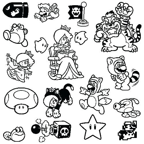 Super Mario 3d World Coloring Pages at GetDrawings | Free download