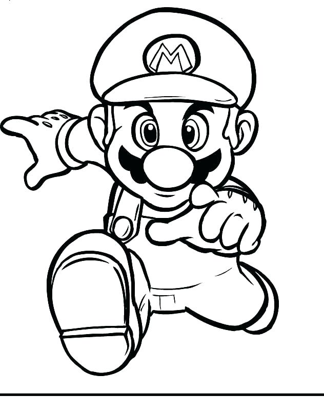 Super Paper Mario Coloring Pages At Getdrawings Free Download