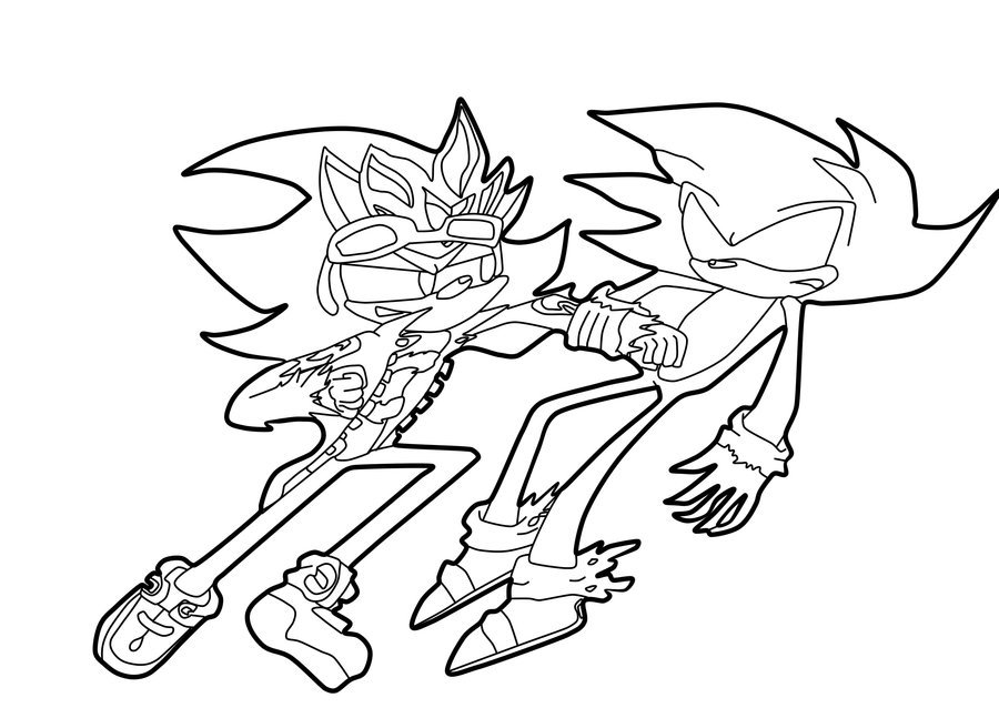 Featured image of post Sonic Shadow And Silver Coloring Pages