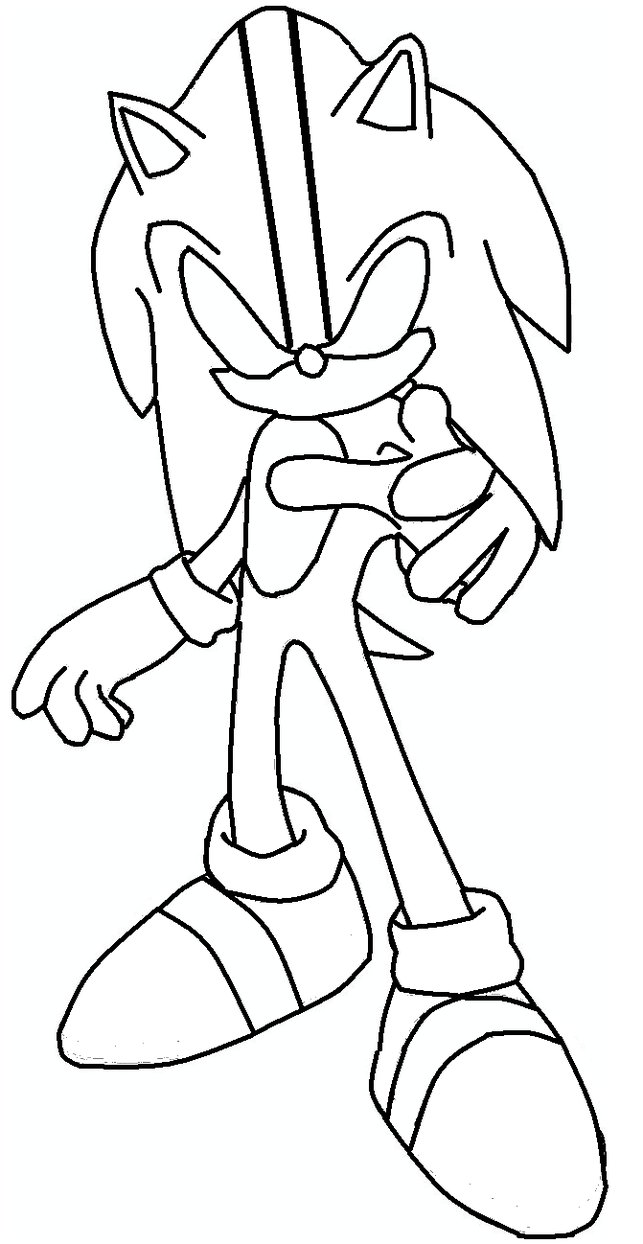 Sonic The Hedgehog Coloring Pages For Free Free Colouring Page For Kids