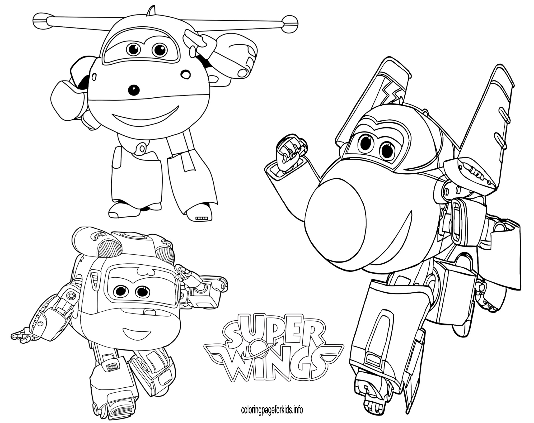 Super Wings Coloring Pages at GetDrawings Free download
