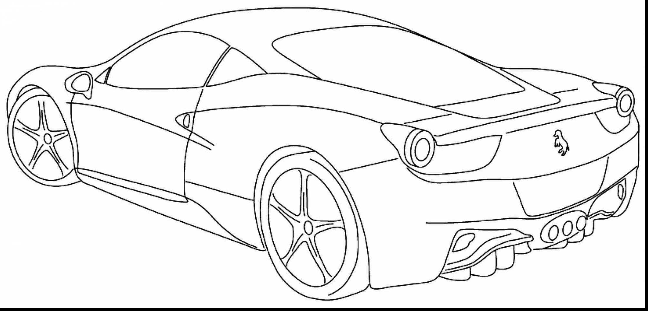 Supercar Coloring Pages At Getdrawings Free Download