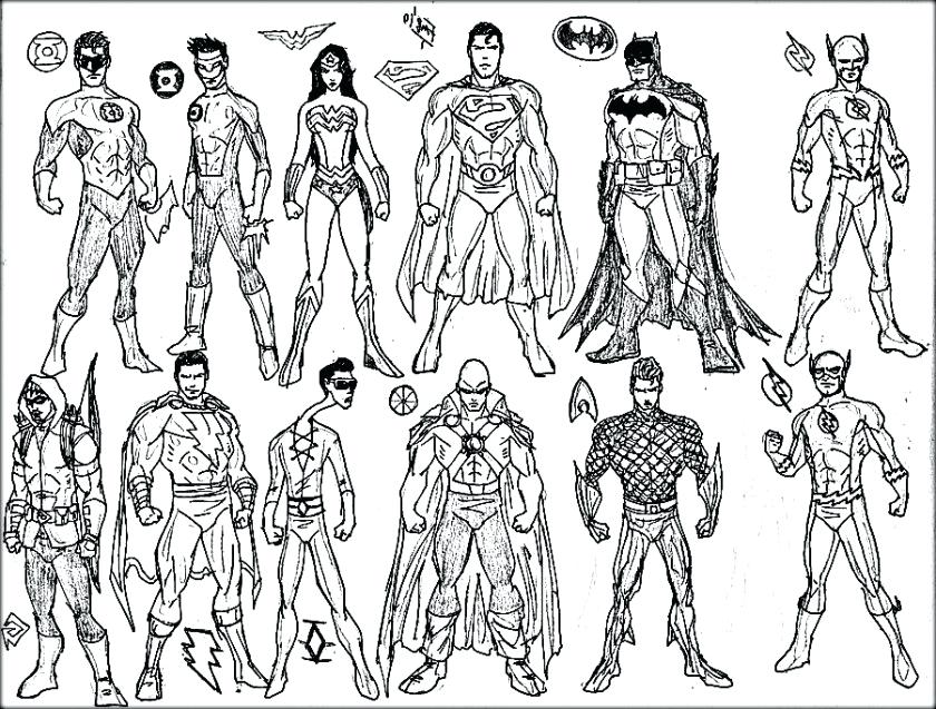 Superhero Coloring Pages For Adults At Getdrawings Free Download
