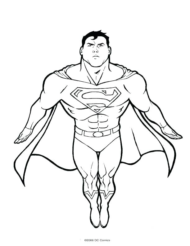 Superman Coloring Pages At Getdrawings 