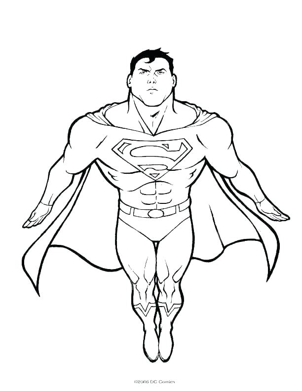 Superman Printable Coloring Pages At Getdrawings 