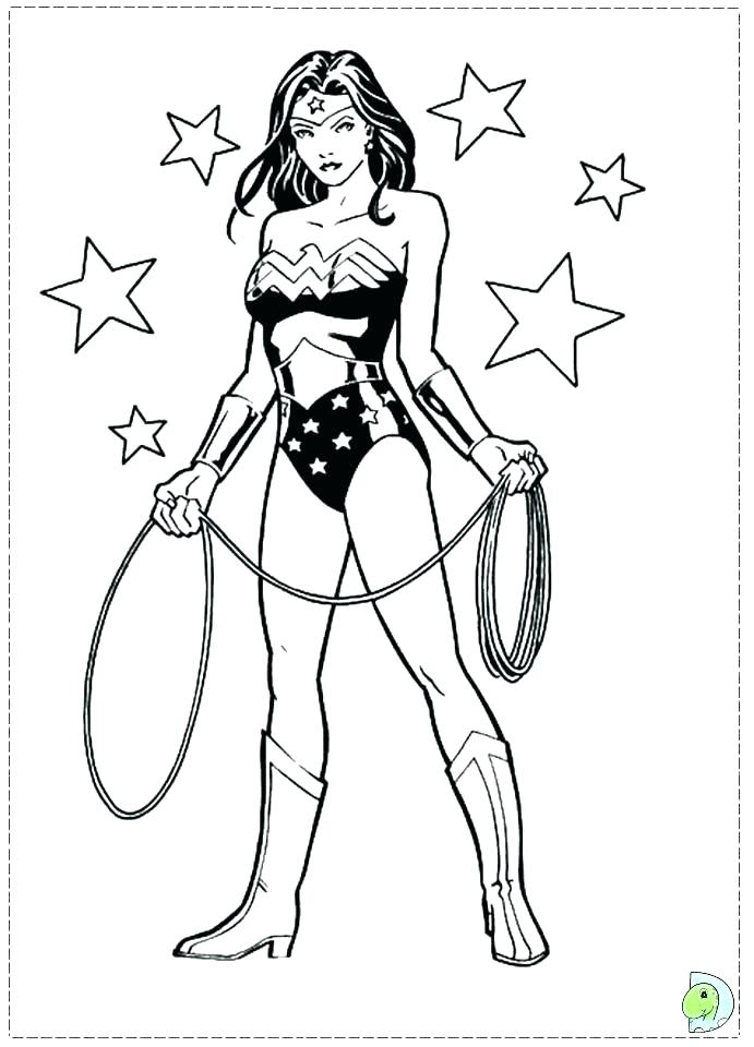 Superwoman Coloring Pages At Getdrawings Free Download