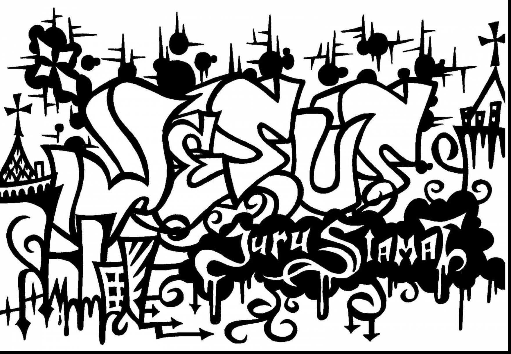Swag Graffiti Coloring Pages at GetDrawings Free download