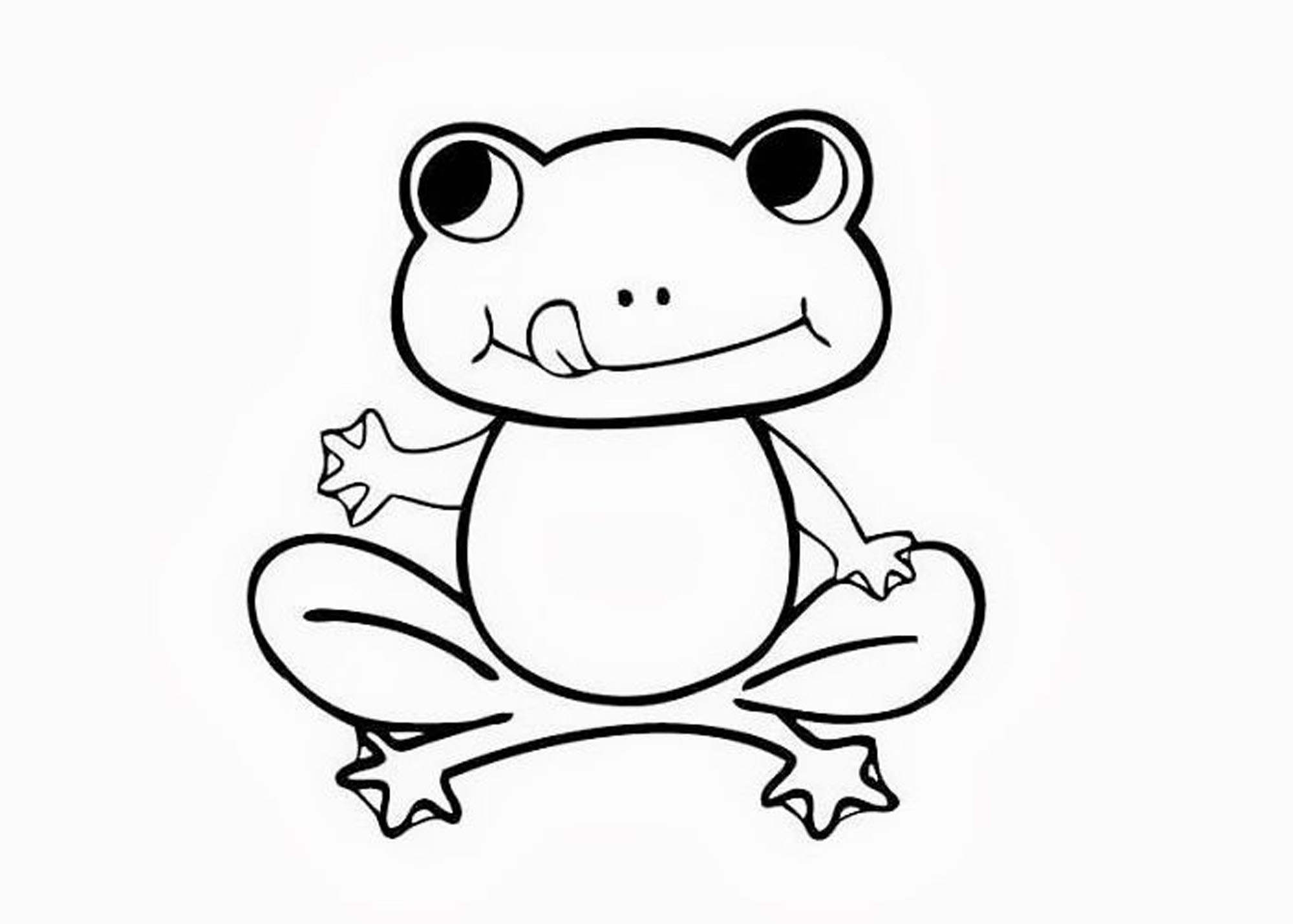 Sweet Frog Coloring Pages At Getdrawings Free Download