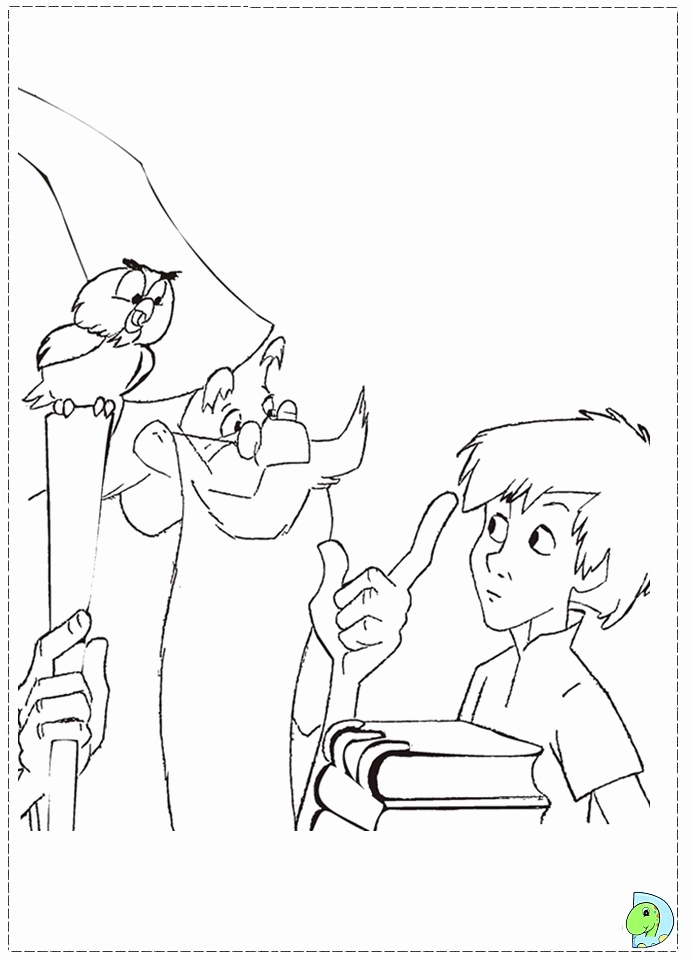 Sword In The Stone Coloring Pages at GetDrawings | Free download