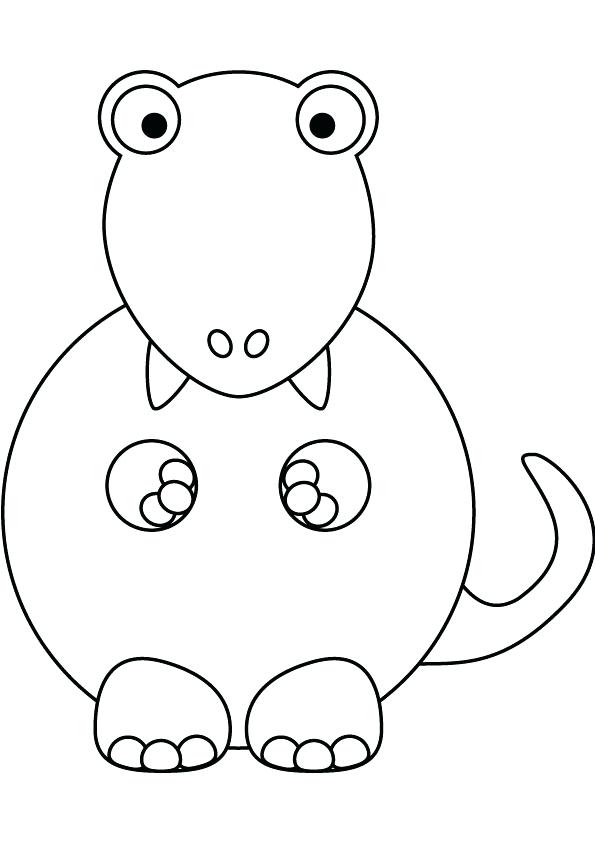 T Rex Printable Coloring Pages at GetDrawings | Free download