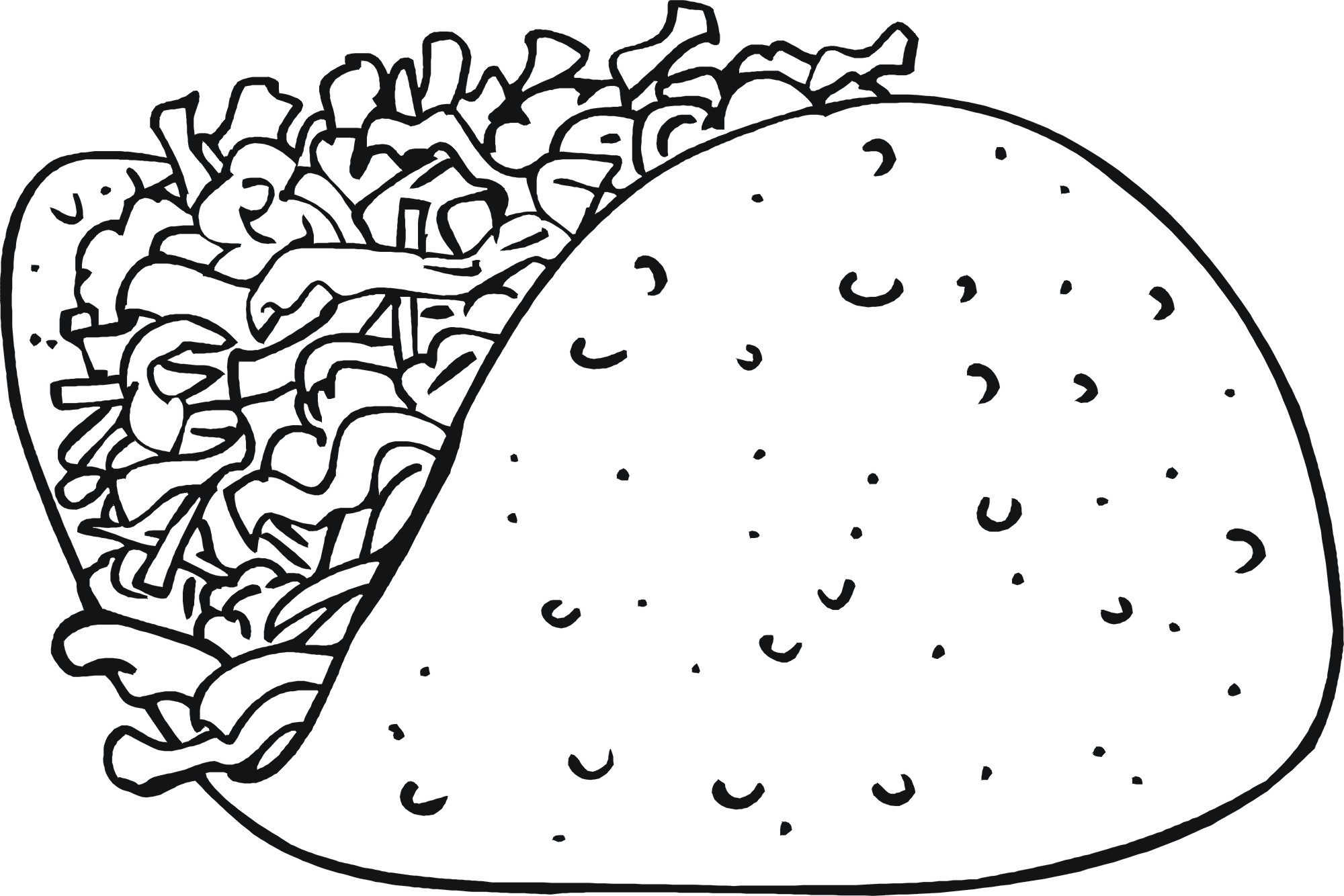 32 Dragons Love Tacos Coloring Pages - Free Printable Coloring Pages