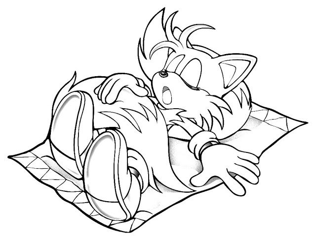 Tails Coloring Pages At Getdrawings Free Download