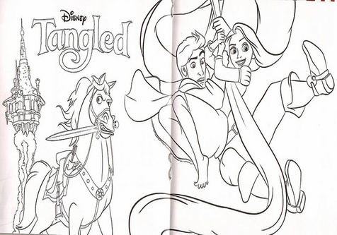 Tangled Maximus Coloring Pages at GetDrawings | Free download