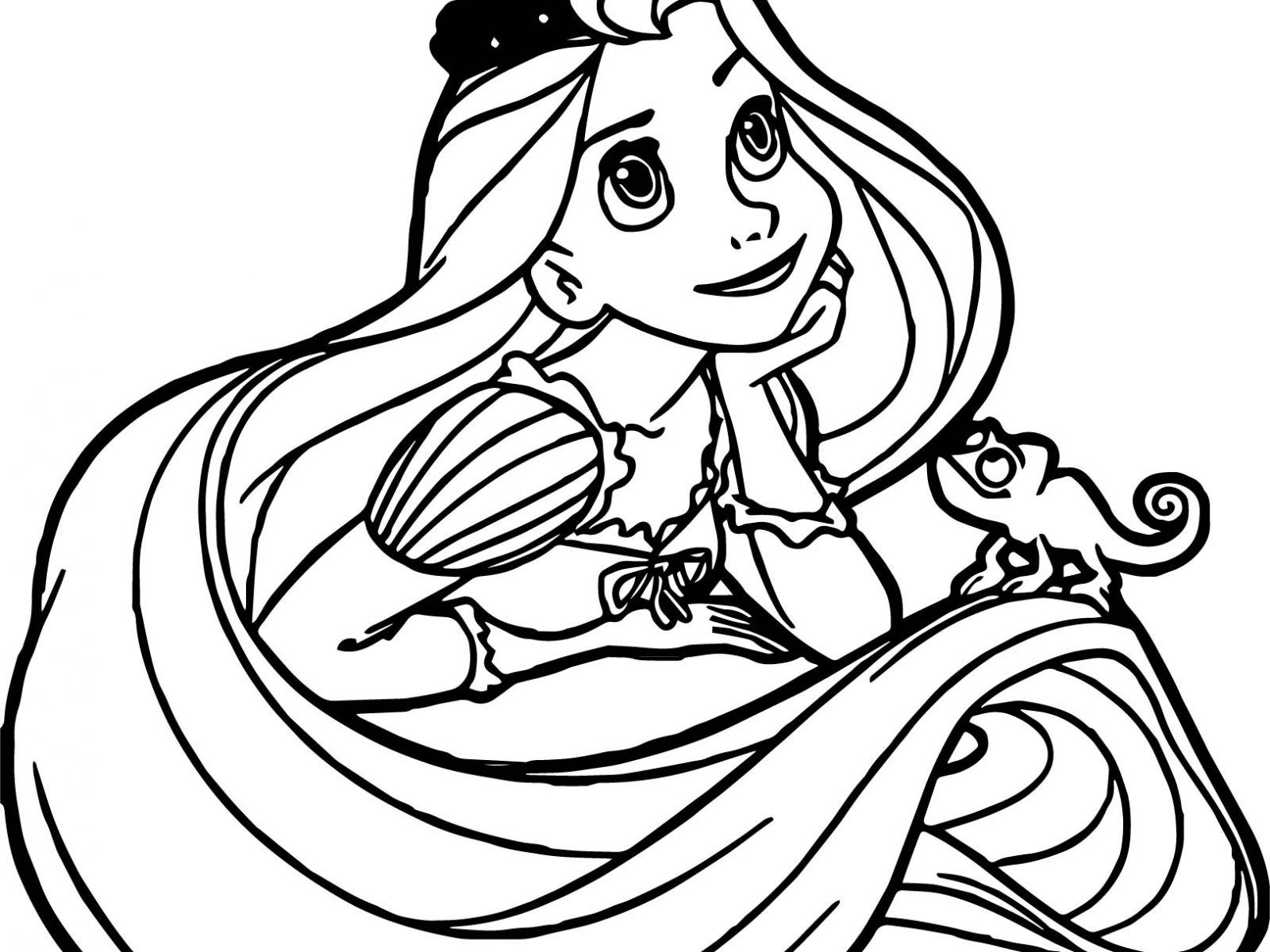 Tangled Tower Coloring Pages at GetDrawings | Free download