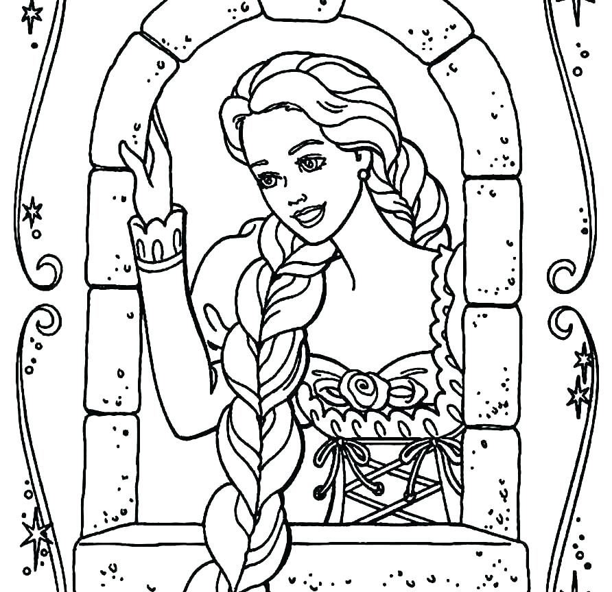 Tangled Tower Coloring Pages at GetDrawings | Free download