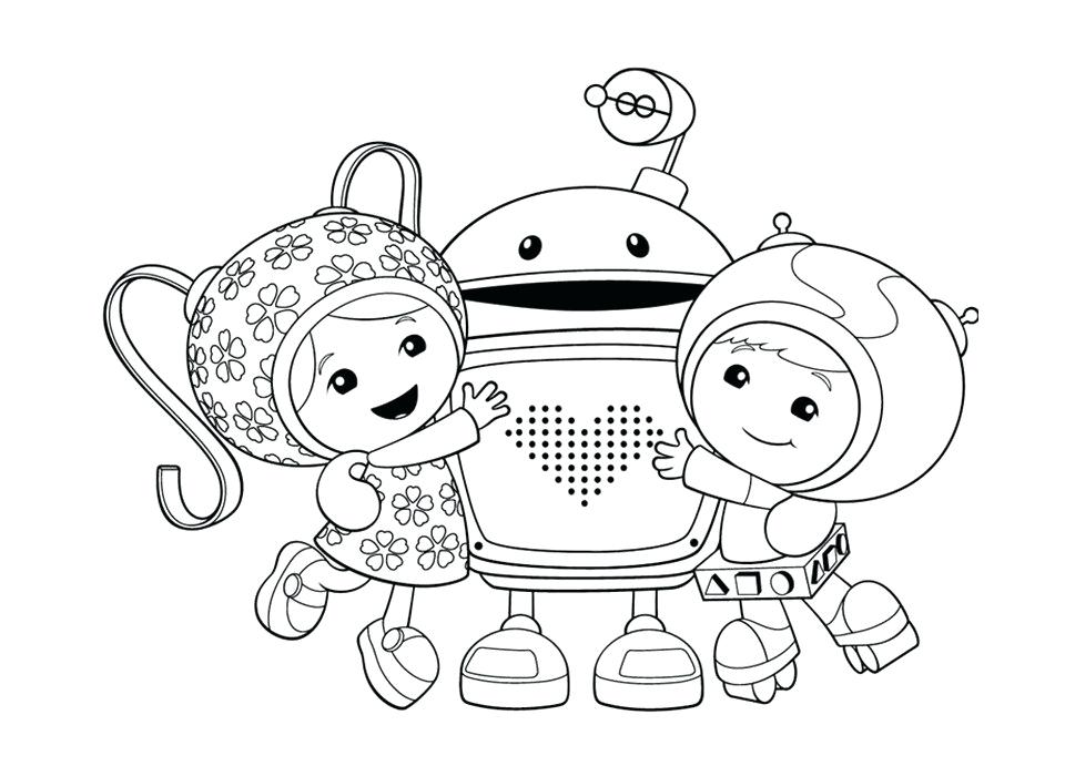 Team Umizoomi Coloring Pages Free at GetDrawings | Free download