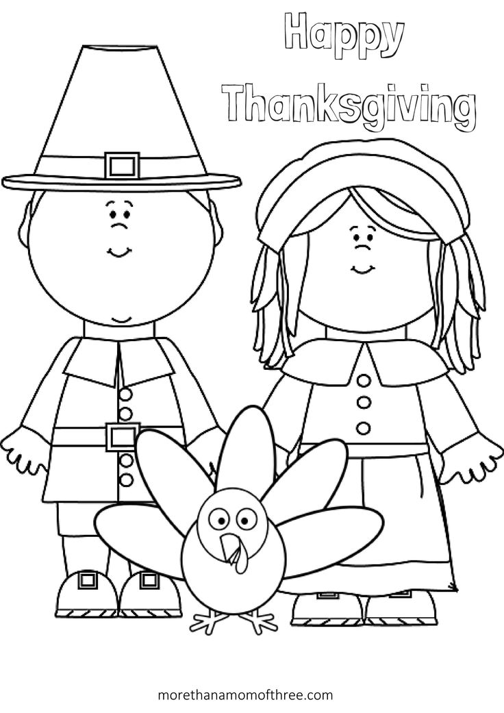 Thanksgiving Coloring Pages For Preschoolers at ...