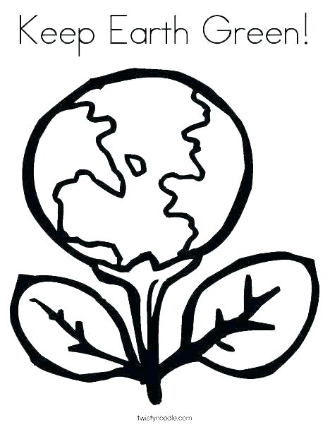 The Earth Coloring Pages at GetDrawings | Free download