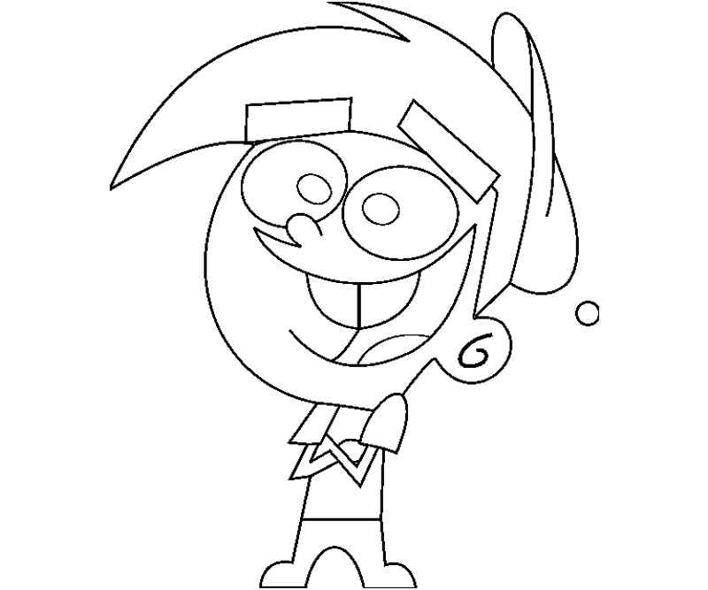 800x667 Timmy Turner Coloring Pages Fairly Oddparents.