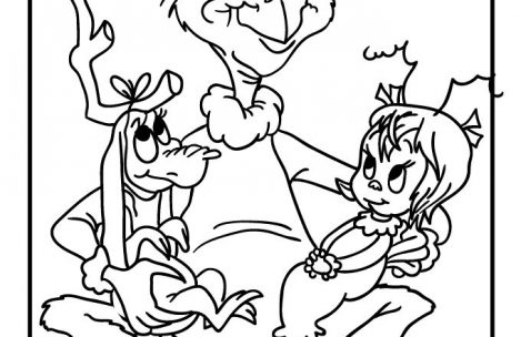 The Grinch Christmas Coloring Pages at GetDrawings | Free download