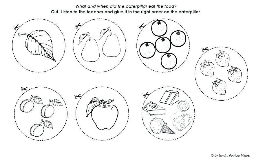 Very Hungry Caterpillar Coloring Page - Bilscreen