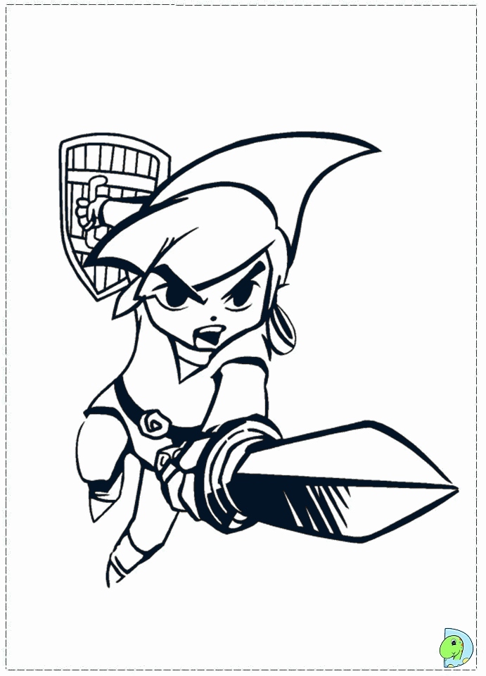 The Legend Of Zelda Coloring Pages at GetDrawings | Free download