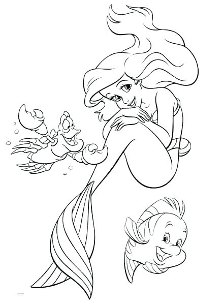 The Little Mermaid 2 Coloring Pages At Getdrawings 