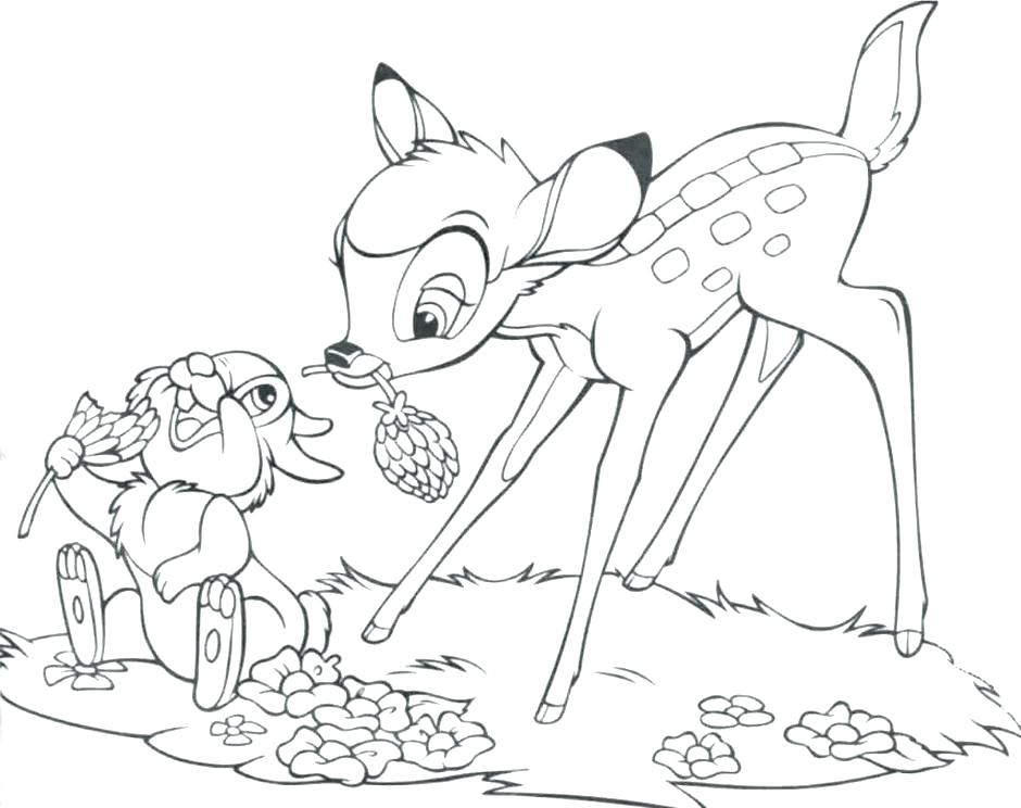 Thumper Coloring Pages at GetDrawings | Free download